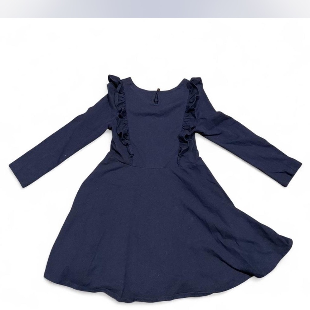 Navy Blue Ruffle dress for Girls